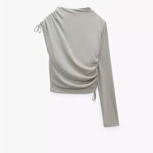 Zara Dusty Green Women's Top